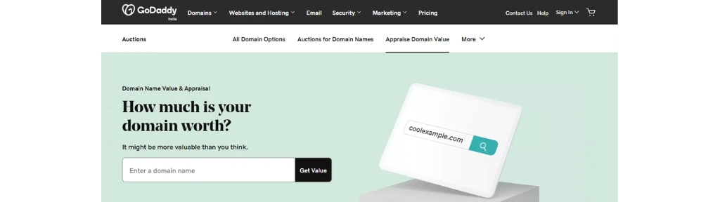 godaddy-domain-appraisal-tool