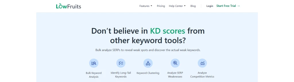lowfruits-for-low-discovery-keywords