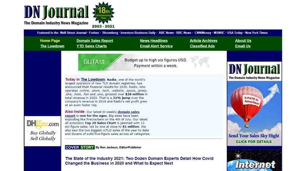 Dnjournal domain name forum