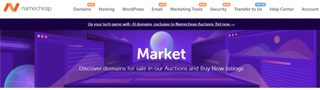 Namecheap-Domain-Marketplace