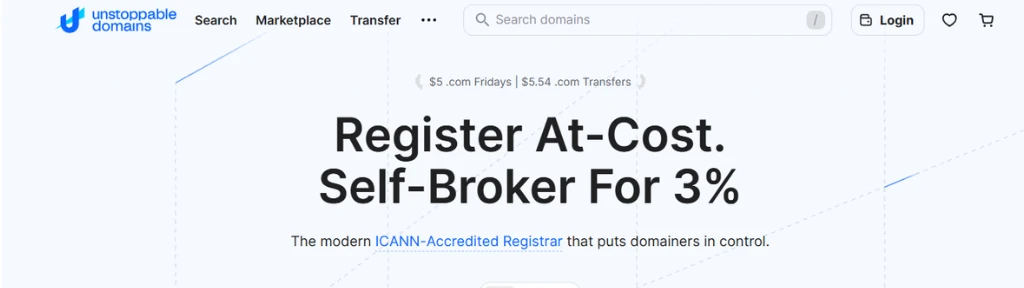 NFT-domains-marketplace-unstoppable-domains
