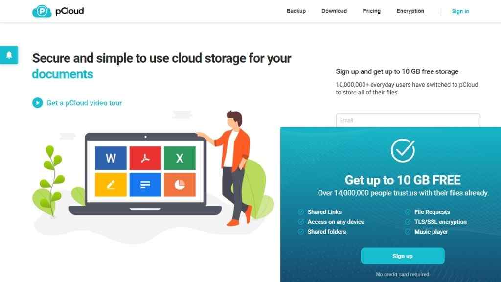 pcloud free cloud storage