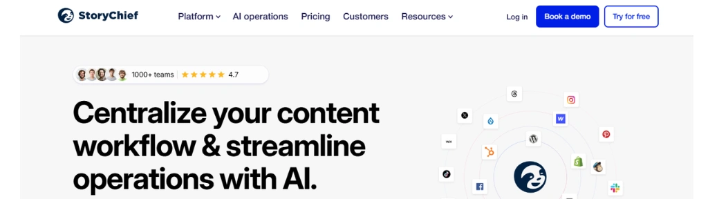 best-content-marketing-platform-storychief
