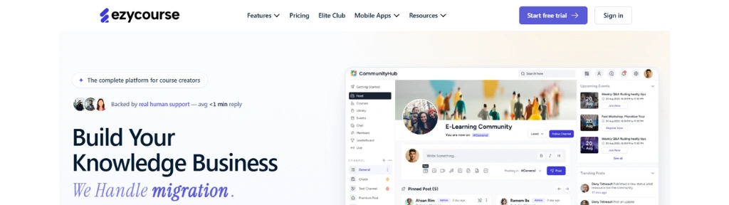 complete-course-creator-platform-ezycourse