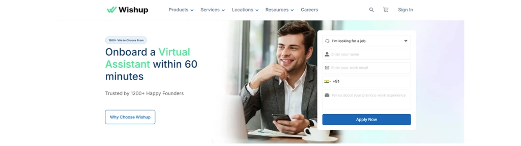 Hire-trained-VAs-Wishup