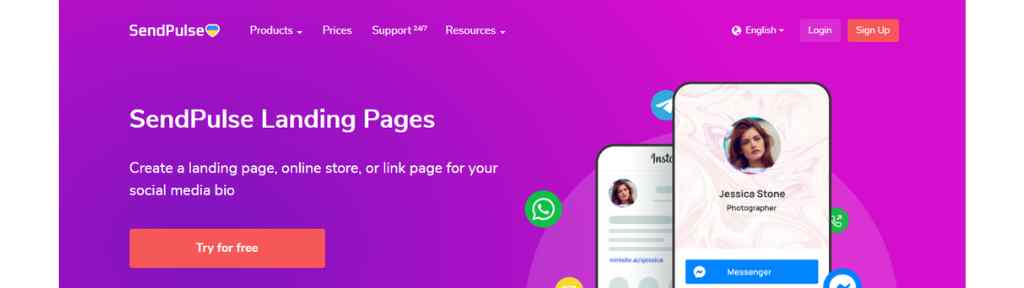 landing-page-builder-for-social-media-by-sendpulse