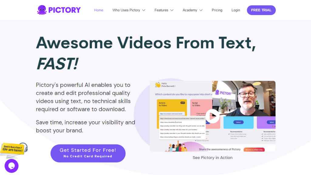 pictory-ai-best-video-transcription-software