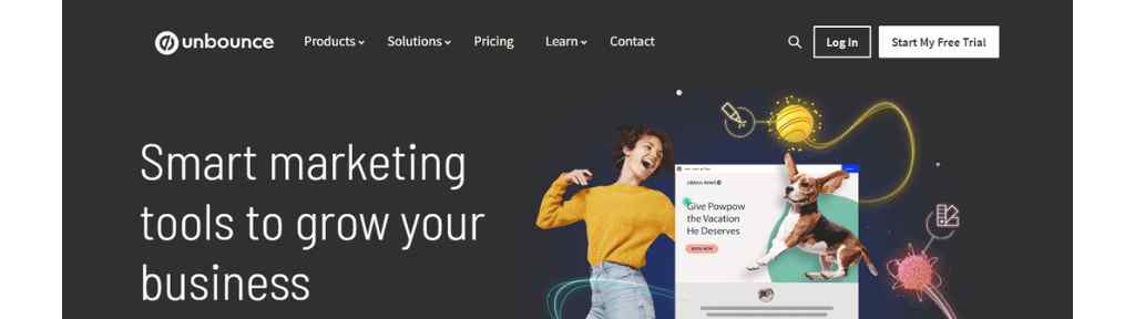 unbounce ai landing page builder