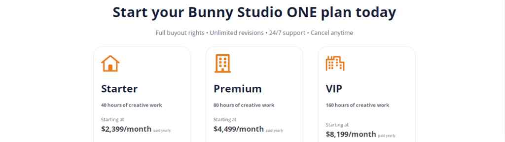 BunnyStudio-ONE-Pricing