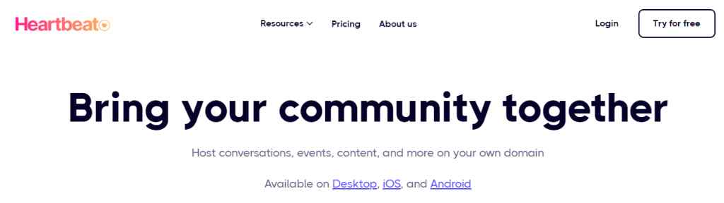 beautiful-community-platform-heartbeat-chat