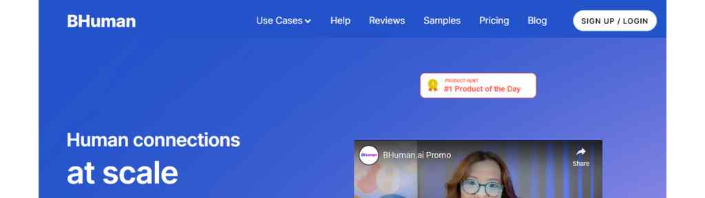 ai-powered-personalized -video-maker-bhuman-ai
