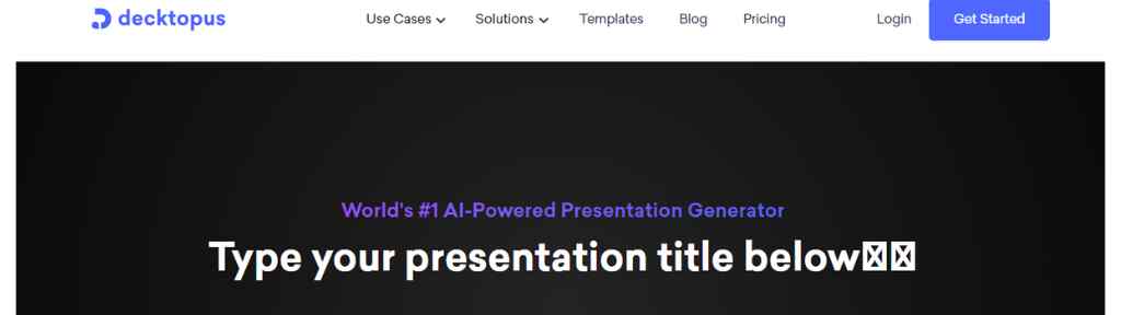 AI-powered-presentation-generator-decktopus-ai-review