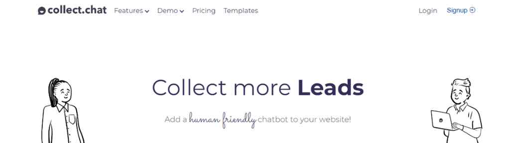 human-friendly-chatbot-builder-collect-chat