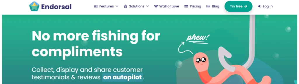 testimonial software for SaaS endorsal
